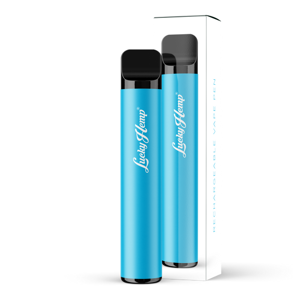 Vape Battery + 2 Pods Mixed Berries Vape Pens Lucky Hemp Light Blue