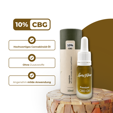 10% CBG Oil Oils Lucky Hemp