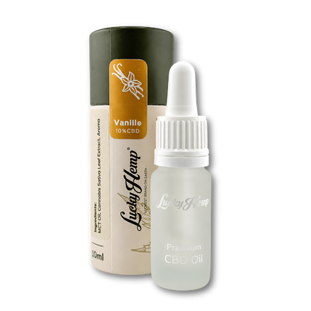 Huile CBD à la vanille 10 %